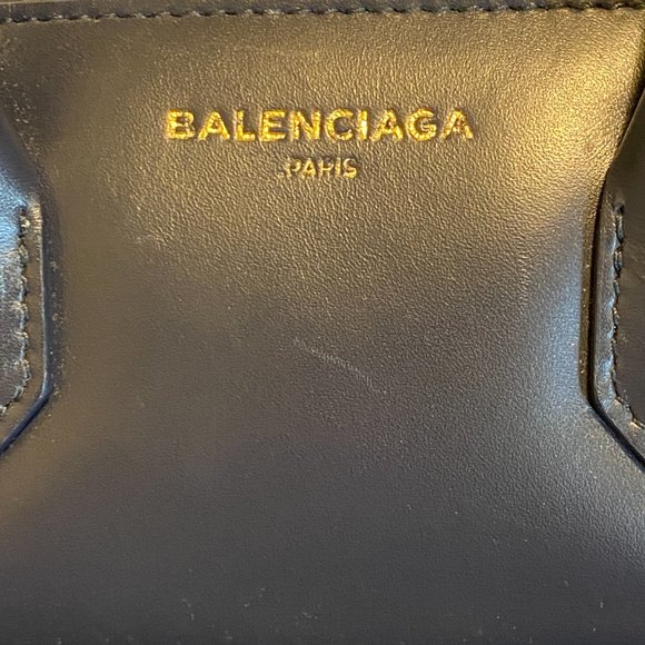 Authentic Balenciaga Mini Padlock Black Leather Cross Body Bag Please read: - Picture 7 of 14